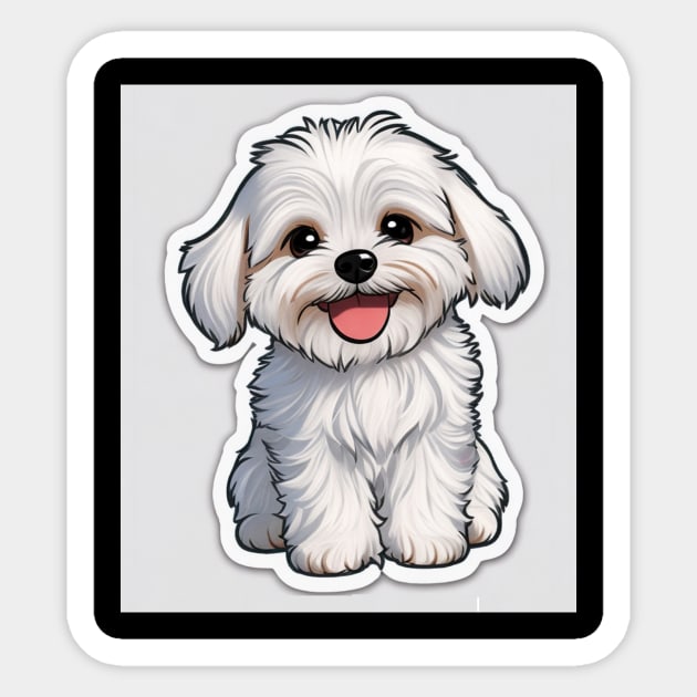 Maltese Sticker by PSYOP Industries 